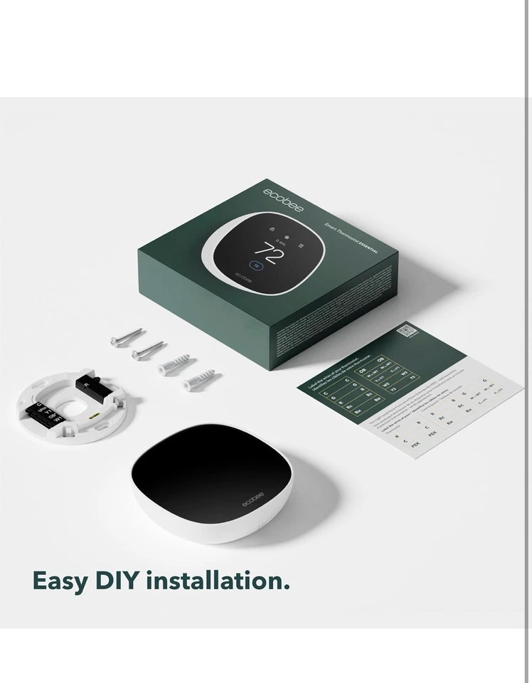 New- Ecobee Smart Thermostat Essential Learning Programmable Thermostat - Image 4 of 4