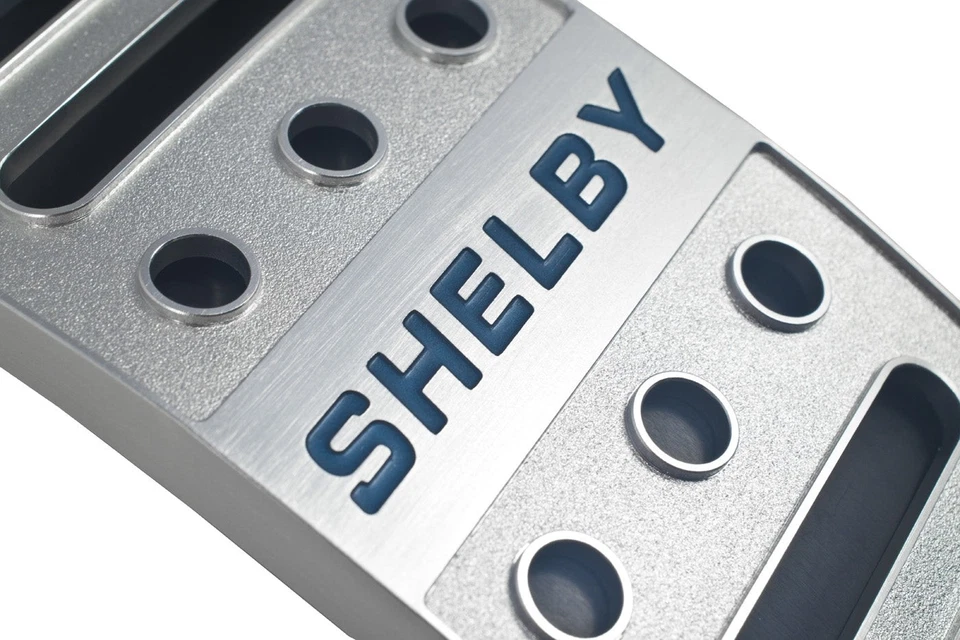 Ford Mustang Shelby GT GT500 2005-2014 Billet Gas Freno Embrague Pedal Cubiertas Foto 2 de 4