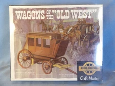 Vintage Craft Master Covered Wagons of the Old West Wood Model Lamp Kit Sealed