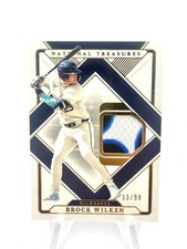 2025 National Treasures Brock Wilken Treasured Threads TT-BW Patch /99