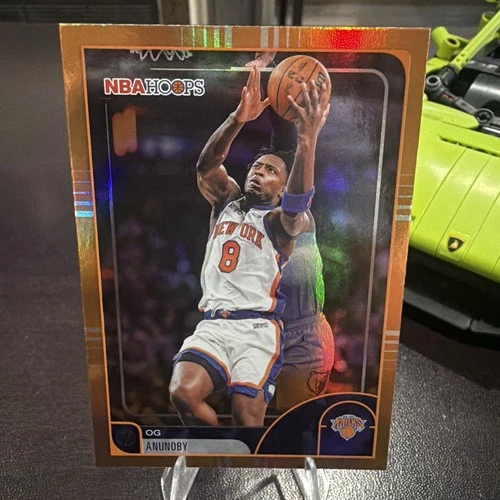2025-26 Topps NBA Hoops OG Anunoby #3 Orange Holo Foil New York Knicks