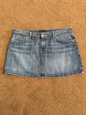 Guess Jeans Premium Vintage Mini Skirt Women's Size 30 Medium Wash Denim