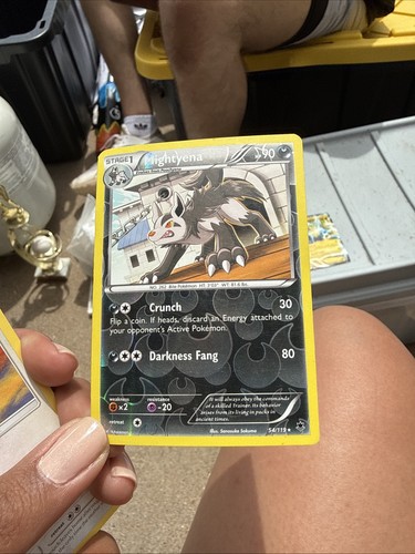 Pokémon TCG Mightyena Holo Rare Card