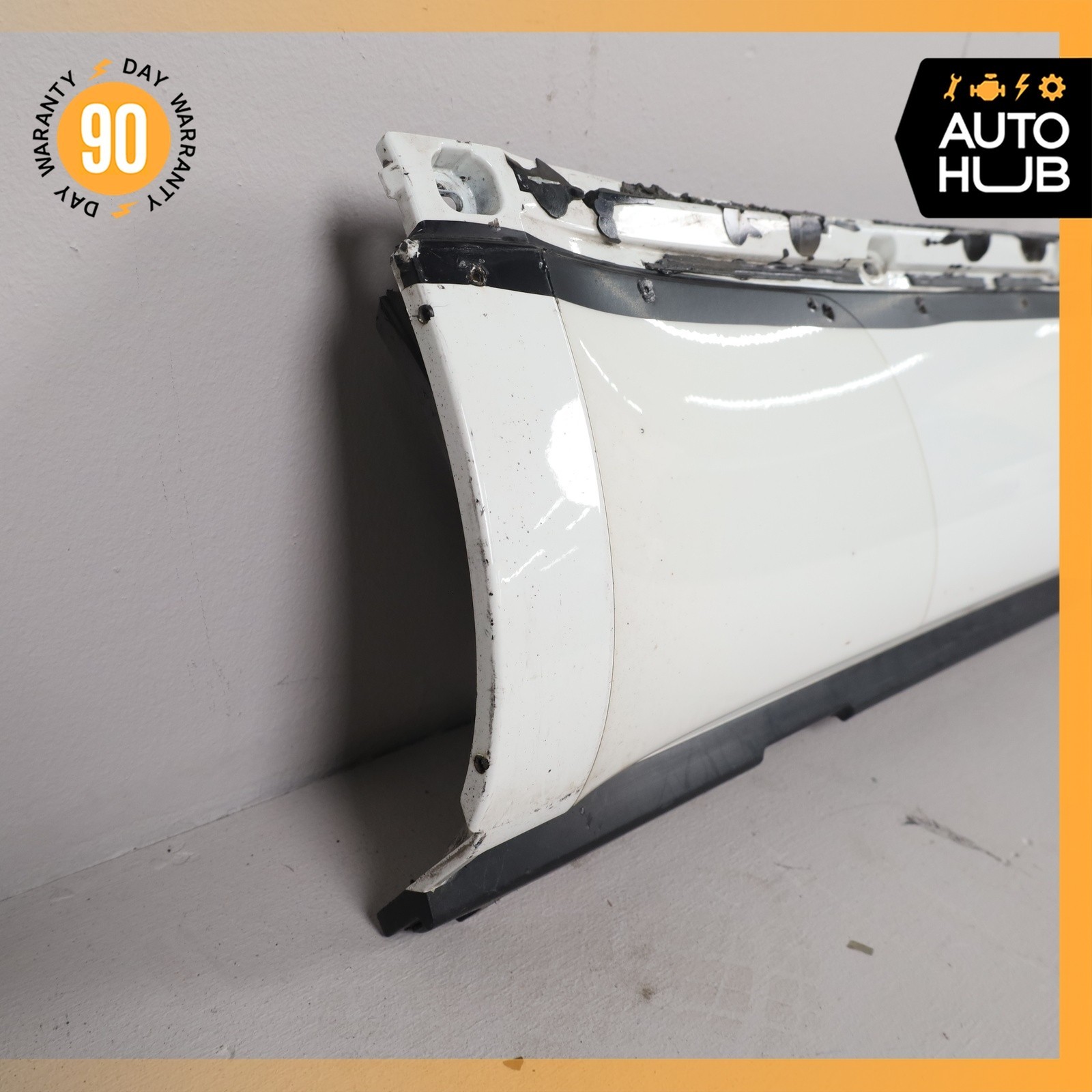 12-18 Bentley Continental GTC Convertible Right Passenger Side Skirt White OEM