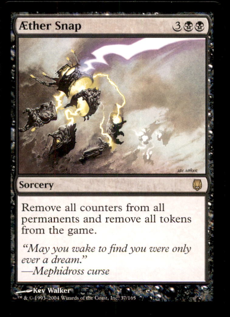 MTG Aether Snap LP Light Play Darksteel [4638]