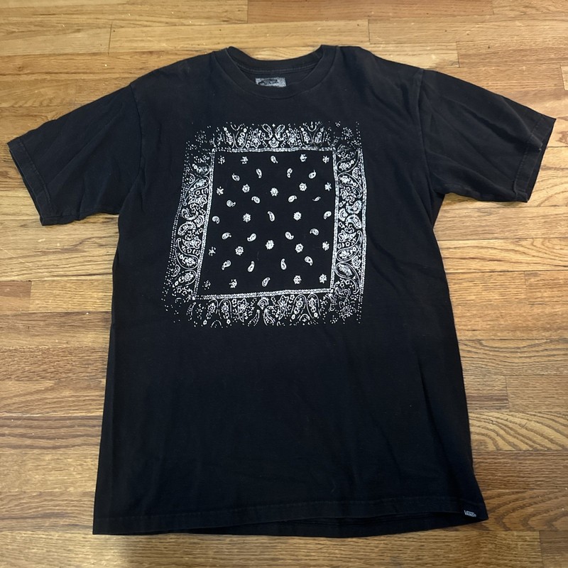 Vans Off The Wall Festival Bandana Graphic Printed Tee Shirt Urban Outfitters