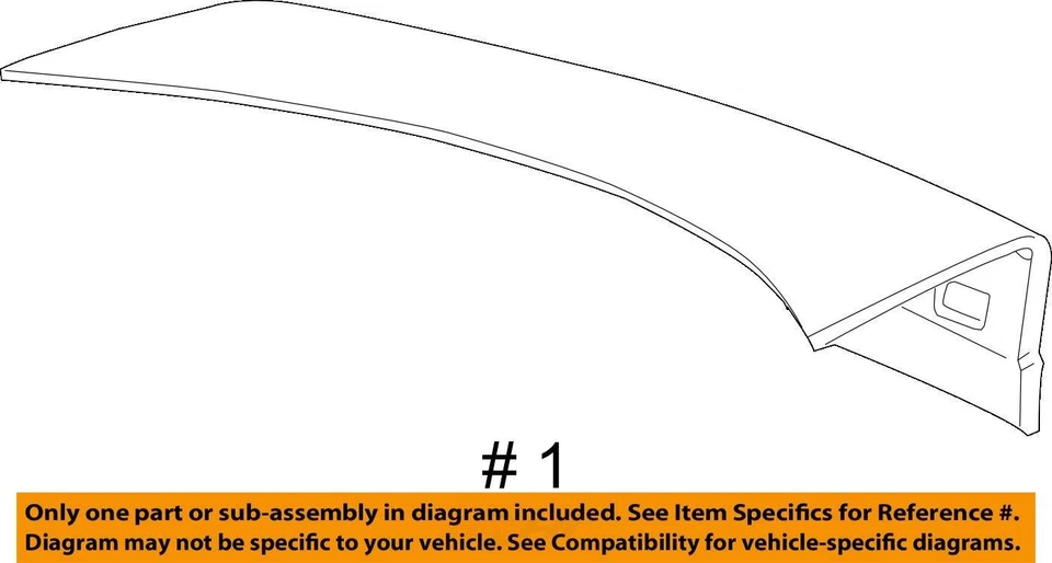 SE ADAPTA A CHEVROLET CAVALIER 2003-2005 TAPA ASM R CMPT 15146589 - NUEVO OEM 15146589 Foto 3 de 3