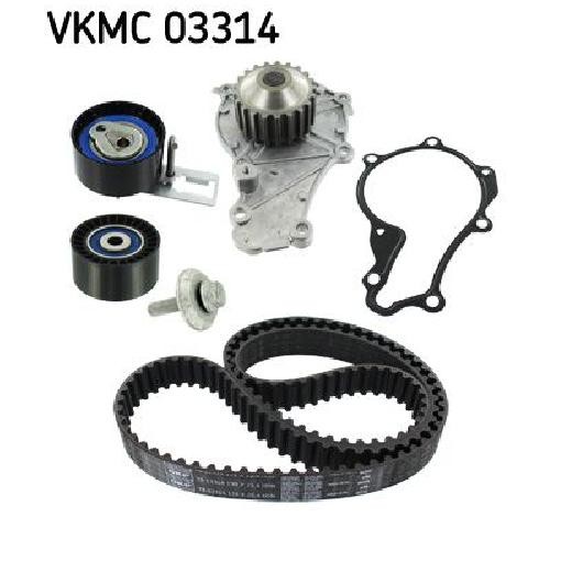 Wasserpumpe + Zahnriemensatz FüR Peugeot 208 CA CC CR 1.4 12 Bis 19 SKF Teil 8HR-image