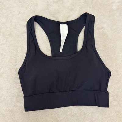 Fabletics Sports Bra Womens 2XS Black Racerback Padded Medium Support
