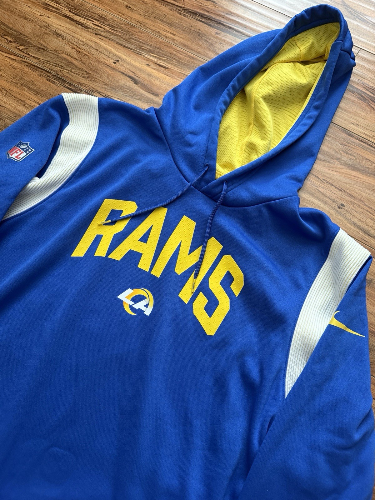 Los Angeles Rams Nike On Field Hoodie XXL thumbnail 3