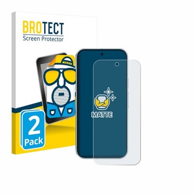 2x Schutzfolie Matt für Google Pixel 9 (case-friendly) Displayschutz 