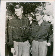 1955 Thornton Holmes Brian Brother Macarthur General 7X7 Historic Vintage Photo