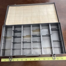 Vintage BRUMBERGER 1149 Metal 35mm Photographic Slide Case