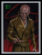 2025 Topps Chrome Star Wars Galaxy #FTD-7 Supreme Leader Snoke #/175 Lava Ref