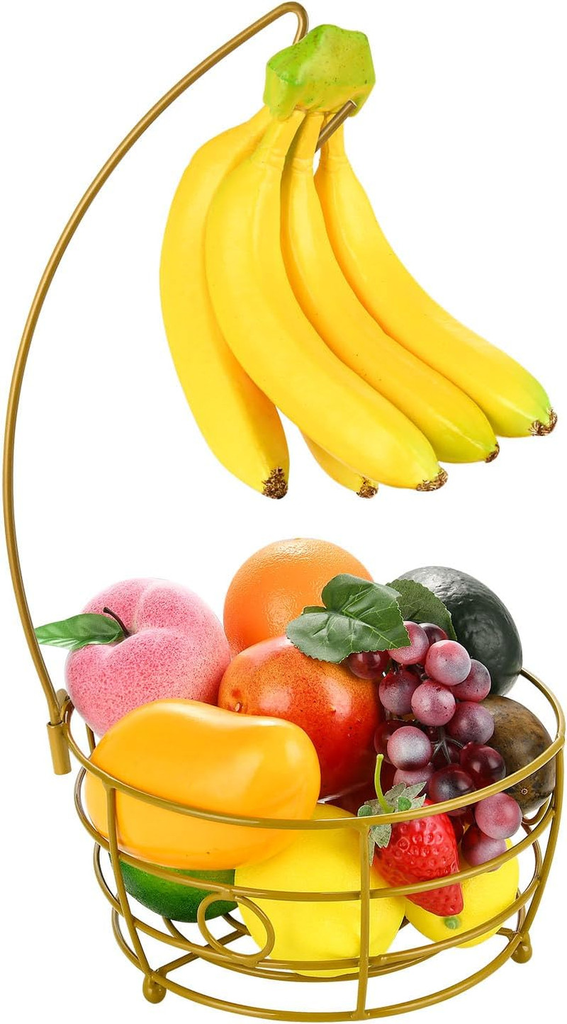 Fruttiera Moderna Chic con Appendi Banane | Arredo Cucina di Tendenza