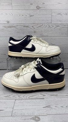 Nike SB Dunk NG Low Golf Shoes Spikes Sail Navy Blue 484294-107 Men s 8.5 #300