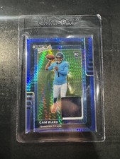 2025 Panini Donruss Optic - Donruss Threads Cam Ward #DTBH-CWD Blue Hyper Prizm