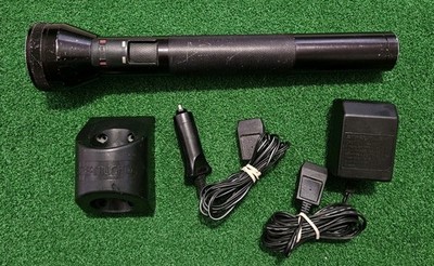 Streamlight SL-20x Duty Flashlight w/ Used Battery, Charger, Wall & Car Adapter