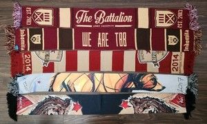 Sacramento Sac Republic FC Soccer Scarf Lot Of 5 Tower Bridge Battalion