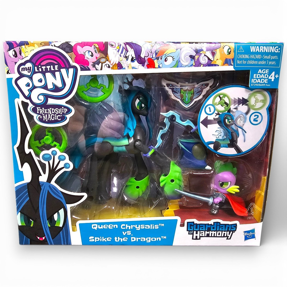 Hasbro My Little Pony Queen Chrysalis vs Spike Guardians of