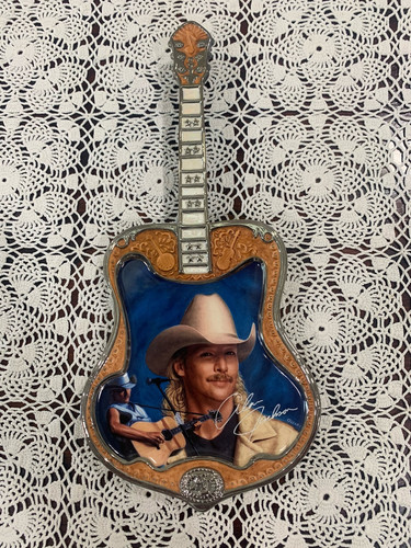 Alan Jackson Home GUITAR Plate Bradford Exchange RARE Vtg Country Music - Picture 1 of 7