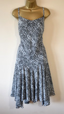 Y2K Vintage PER UNA Whimsical Summer Midi Slip Dress UK 16 Wedding Cruise Races