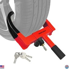 Wheel Lock Universal Trailer Wheel Lock Adjustable Security Tire Boot Lock Anti
