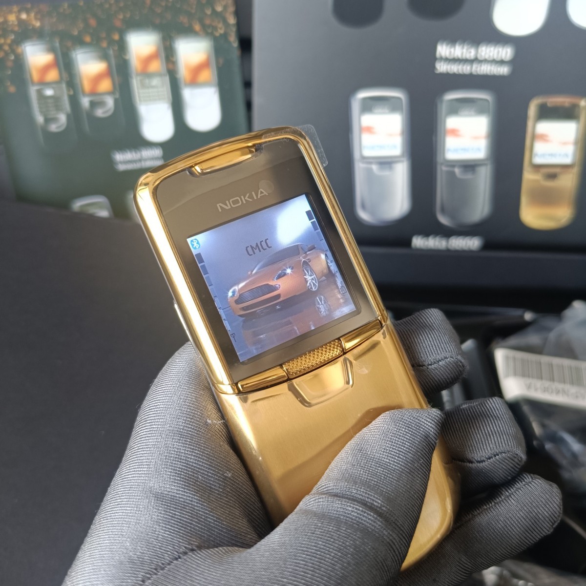 RARE NOKIA 8800 GOLD ASTON MARTIN EDITION UNLOCKED GSM CELLPHONE