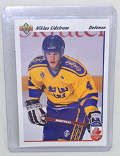 1991-92 Niklas Lidstrom Upper Deck Rookie Card