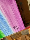 Original Modern Art Abstract Acrylic "Hawaii Rainbow" Painting on Canvas 12x12 — photo 5