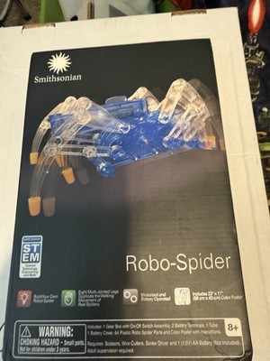 Smithsonian Robo-Spider STEM Science Kit Educational Toy Ages 8+ 8-11 Years