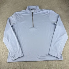 Greyson 1/4 Zip Pullover Men’s Size Large Light Blue Golf Preppy