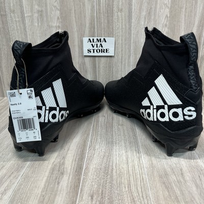 ADIDAS NASTY FLY 2.0 FOOTBALL CLEATS BLACK METALLIC GV8309 MENS SIZE 12 $140 New ADIDAS NASTY FLY 2.0 FOOTBALL CLEATS BLACK METALLIC  main image 3