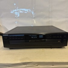 Sony CDP-CE305 5-Disc CD Changer Carousel Player Home Stereo Tested No Remote
