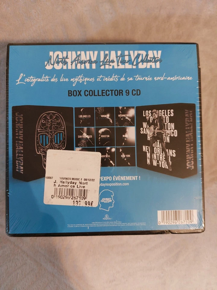 Coffret 9CD Johnny Hallyday "North America Live Tour Collection" Sous Blister - Photo 3/4