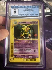 Alakazam Holo H1 CGC 9 Blue 💫, Skyridge on eBay