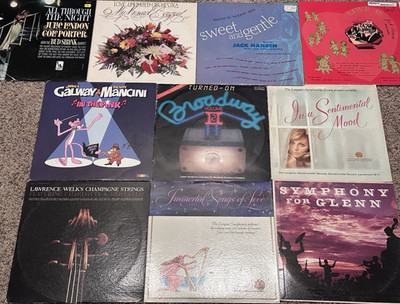 Lot of 10 Broadway Symphony Orchestra Jack Hansen Mancini Welk LP Vinyl Album