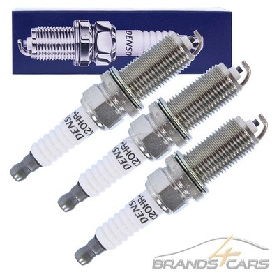 3x DENSO ZÜNDKERZE ZÜNDKERZEN K20HR-U11 FÜR MITSUBISHI COLT 6 1.1 04-08