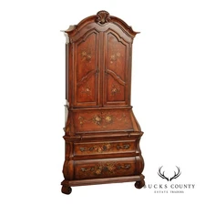 Ethan Allen Tuscany Collection Paint Decorated Secretary Desk