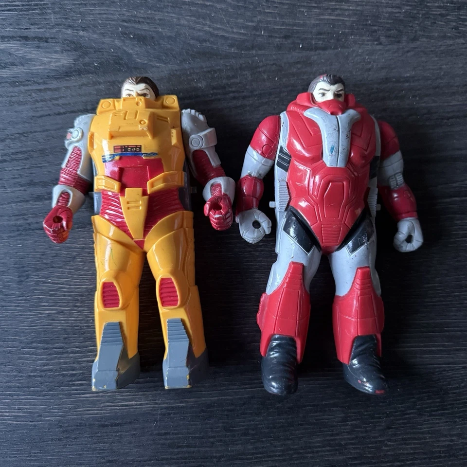 Transformers G1 Pretender Parts Lot Iguanus Cloudburst Landmine - Image 2 of 4