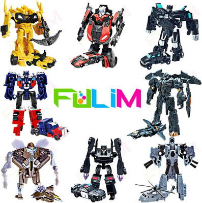 8 Pcs Mini Car Robot Toys, 3.5-Inch Small Hero Action Figures, Birthday Favors