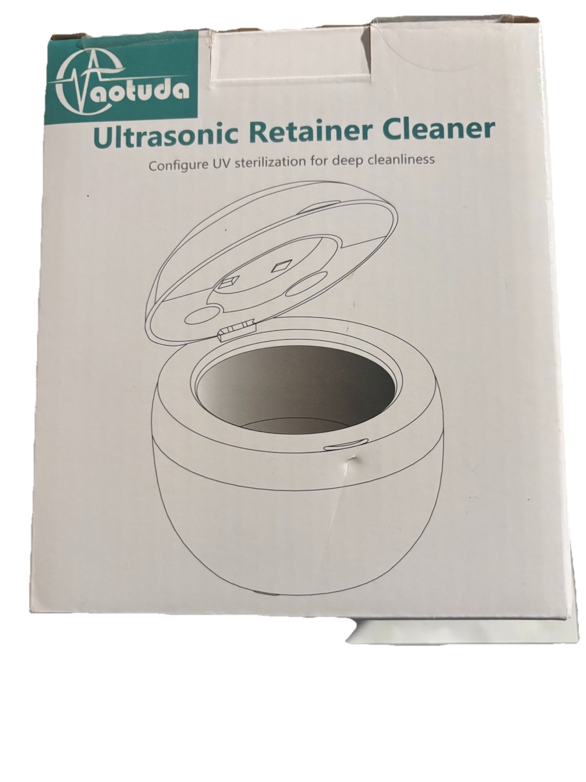 Vaotuda Ultrasonic Retainer Cleaner UV Deep Cleaning NEW in Box FREE SHIPPING 
