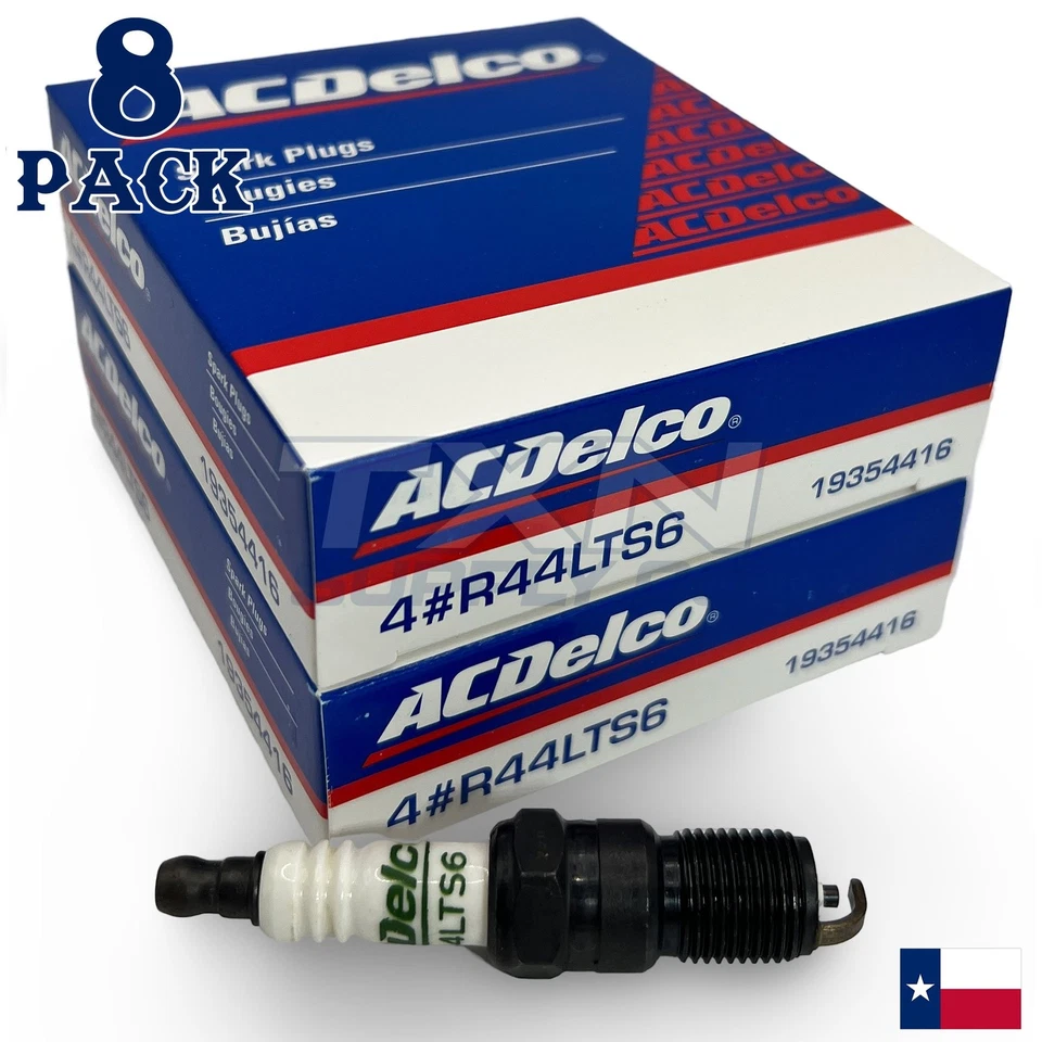 8 Pack ACDelco Standard Spark Plugs 1996 for Cadillac Deville 4.6L - Image 2 of 3