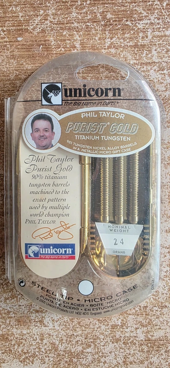 激レア！unicorn Phil Taylor Gold Tungsten Unicorn Darts   Phil Taylor, Dart Sets, Equipment for sale | eBay UK