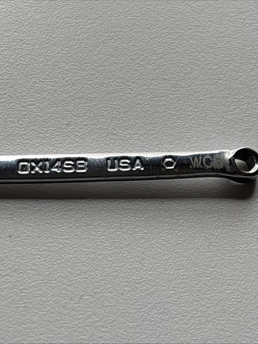 Snap-on Tools 1/8" SAE 6pt Midget Length Chrome Combo Wrench OXI4SB 🇺🇸 - Picture 4 of 12