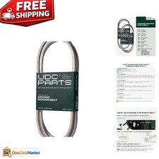 Durable 54 Inch Aramid Deck Belt for Husqvarna Mowers - 1 Support Included