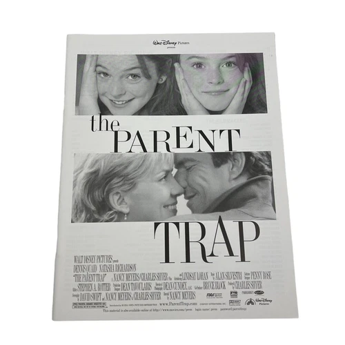 Walt Disney Pictures Lindsay Lohan The Parent Trap Movie Press Kit - Picture 4 of 12