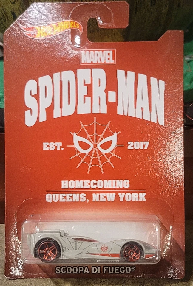 17 风火轮(追逐)漫威蜘蛛侠回归 SCOOPA Di FUEGO 灰色 5 件装 — 第 2/4 张图片