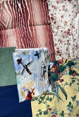 Premium Cotton/linen Lot Fabric. Vintage Prints, Waverly, Thibaut, Cranston. Yds