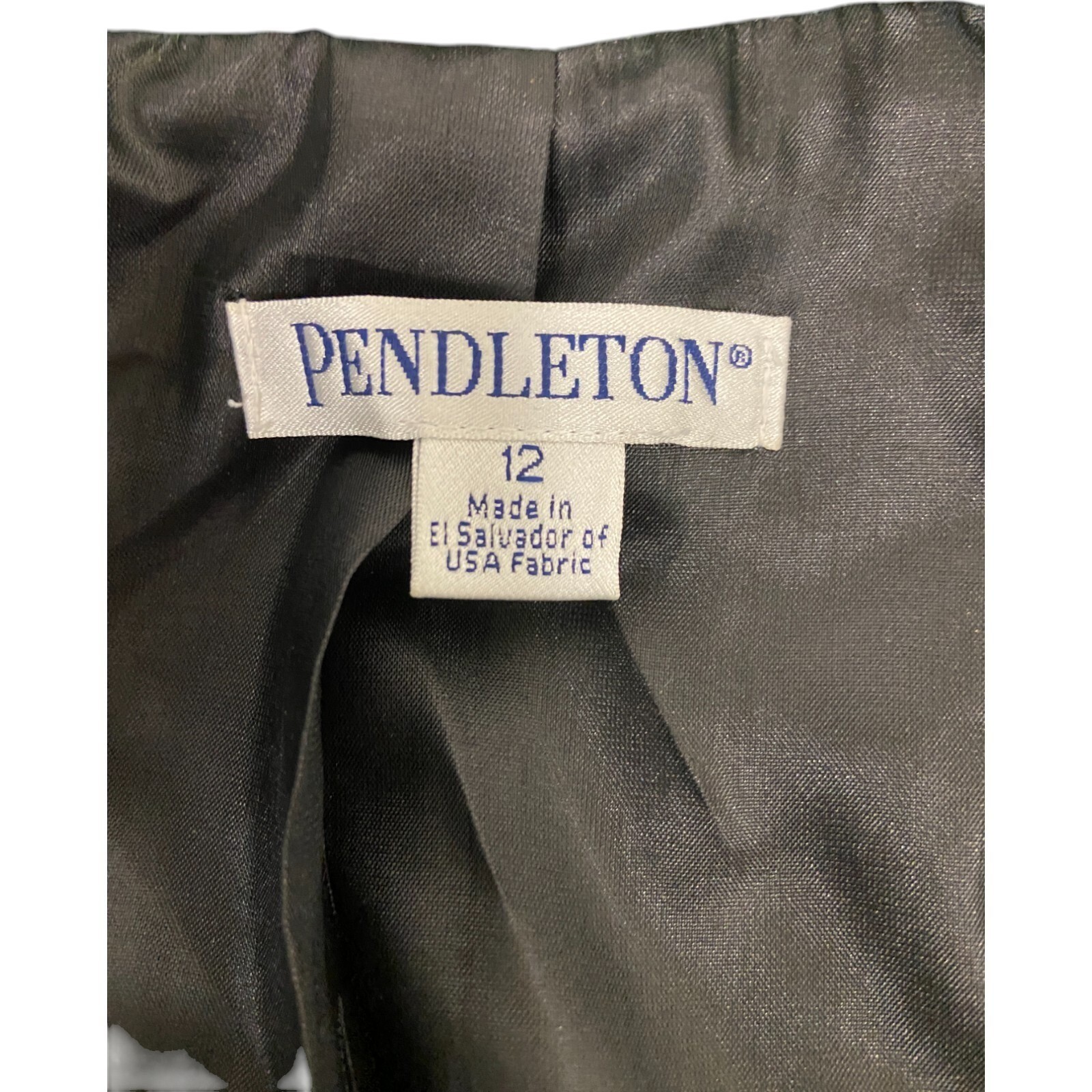 Pendleton Wool Blazer Jacket Green Plaid Womens S… - image 4